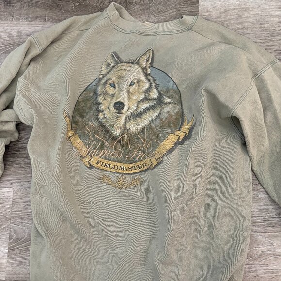 Vintage Field Master Crewneck Medium Wolf - Men's vintage wolf sweater - Picture 1 of 3